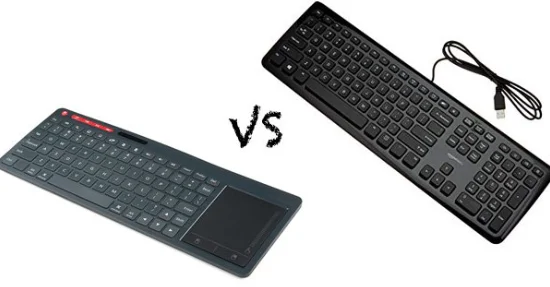 wireless and wired keyboards