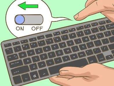 wireless keyboard on off switch